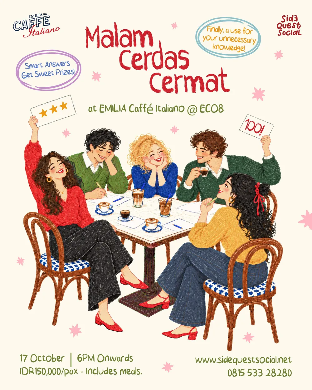 Malam Cerdas Cermat Emilia Caffe Italiano ECO8
