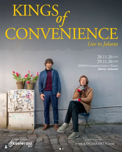 Kings of Convenience live in Jakarta 2026
