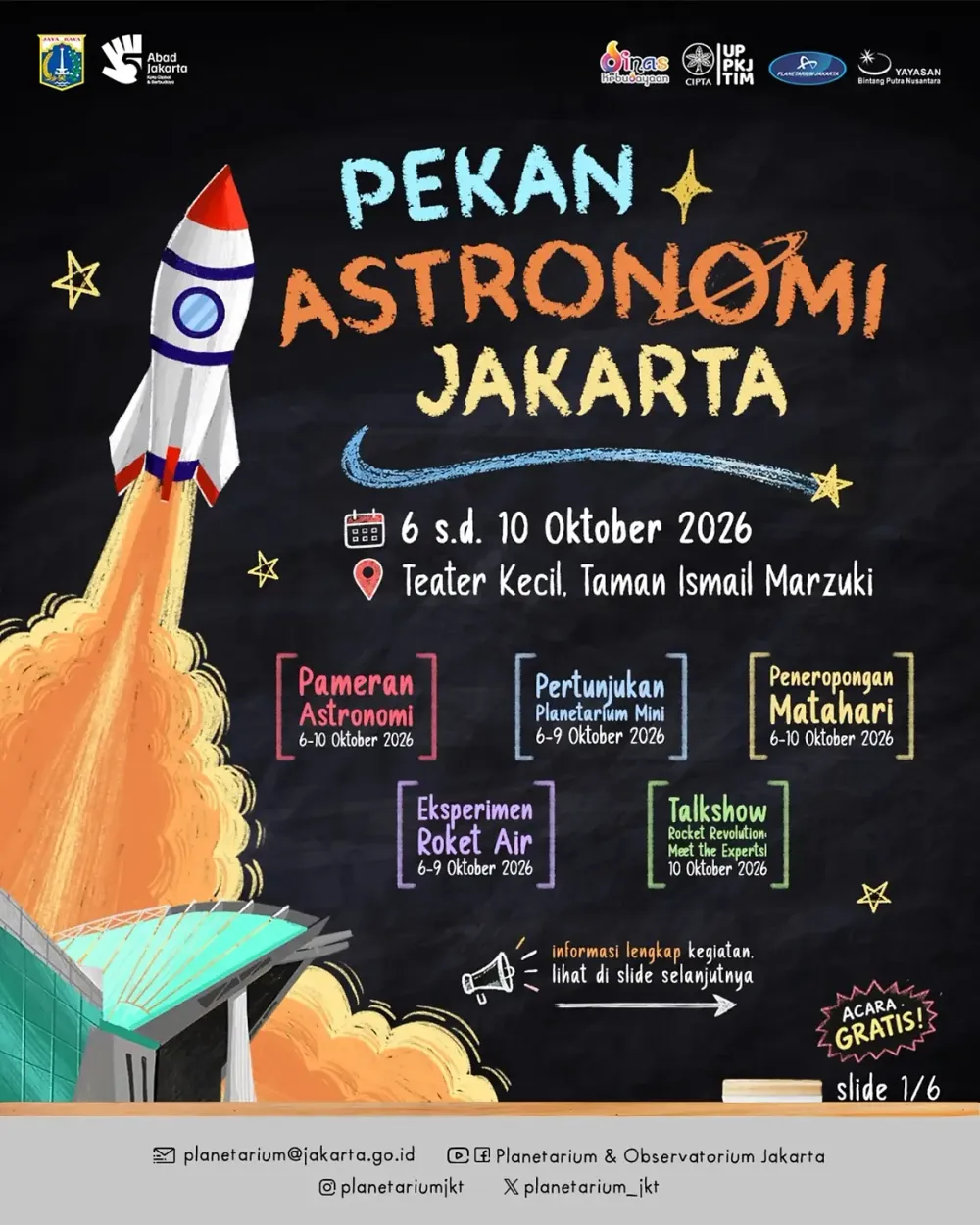 Pekan astronomi Jakarta 2026