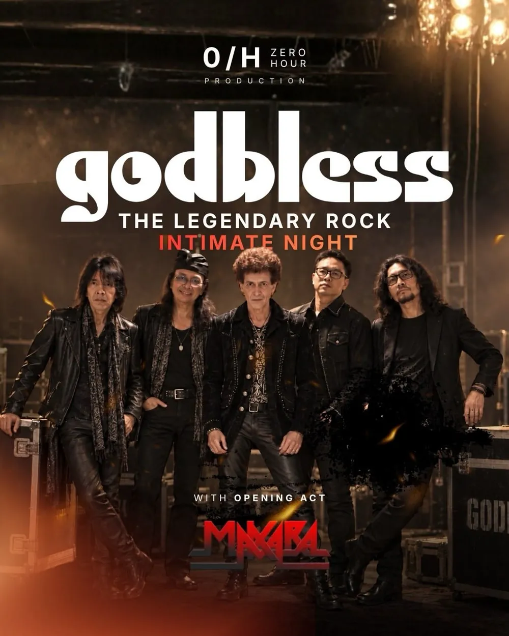 Godbless legendary rock intimate night